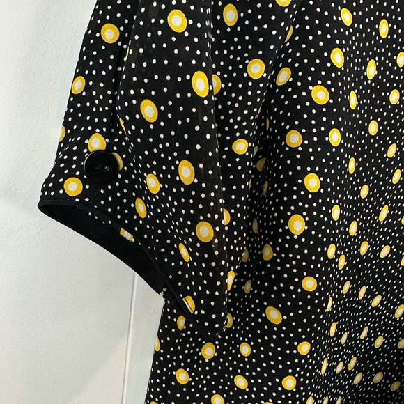 Leslie Faye 80s Polka Dot Skirt Set Sz 14 - Picture 6 of 15